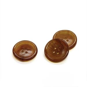 Boutons en corne de buffle naturelle, finition colorée, pour accessoires vestimentaires, haute qualité - Product Image 1