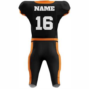 Best Latest American Sports Wear American Football Uniforms Style Football Jerseys <b>and</b> Uniform 2 Piece <b>Set</b> - Product Image 3