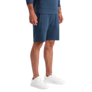 Conjunto de Sudadera con Capucha y Pantalones Cortos de Verano para Hombre, Estilo Urbano, Informal, Ligero, Ropa de Gimnasio, Proveedor de Fábrica con Etiqueta Privada OEM Personalizada - Product Image 5