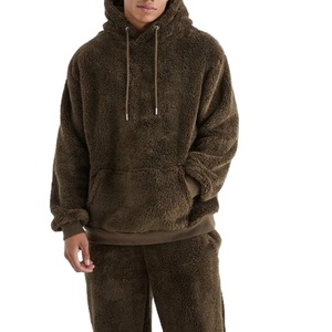 Baggy à capuche unisexe Survêtement de jogging pour homme Broderie épaisse et lourde personnalisée Tenue d'hiver décontractée imprimée - Product Image 3