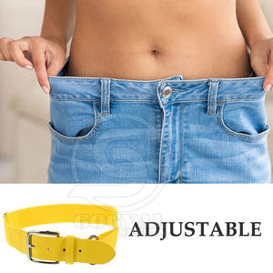 Ceinture de baseball au design unique, faible MOQ, couleur jaune, réglable, légère - Product Image 3