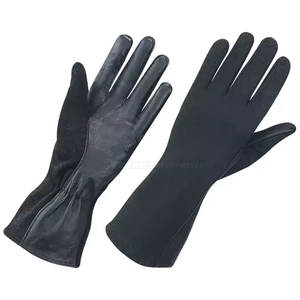 Guantes Nomex Pilot de alta calidad con logotipo personalizado estampado de cuero pantalla táctil hilo teñido Guantes Nomex a precio razonable - Product Image 2