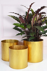 Florero de Metal para decoración del hogar, florero de gran venta, florero decorativo para puerta de hotel - Product Image 4