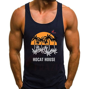 Ropa de entrenamiento Camiseta sin mangas hecha a medida para hombres Ropa de gimnasio Hombres Camiseta sin mangas Transpirable Hombres Camiseta sin mangas - Product Image 3