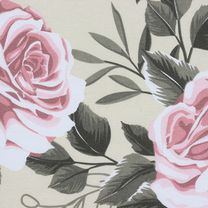 Nappe partout des conceptions d'impression florale avec la frontière de dentelle 150x220 cms 210gsm 100% tissu de coton de l'Inde - Product Image 2