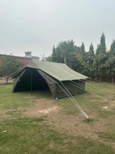 Tienda de campaña de lona de algodón 100% para alivio de desastres, resistente al agua para las condiciones climáticas más duras para rescate de emergencia de refugiados - Product Image 6