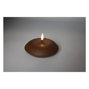 Vela LED de 12 cm con Efecto de Llama Realista y Cera Fundida para Iluminación Decorativa, Color Rostroso D4021 - Product Image 1