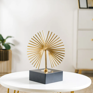 Ak Brass Amazing Metal Geometric Shape Tabletop Showpiece With Black And Gold Finishing <b>For</b> Christmas Gifting / Hotel <b>Decor</b> - Product Image 4