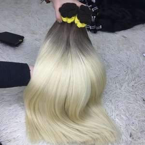 Venta al por mayor 100% Extensión de Cabello Virgen de Alta Calidad para Color Natural Liso Máquina Camboyana Doble Trama a Granel VQ Cabello - Product Image 2