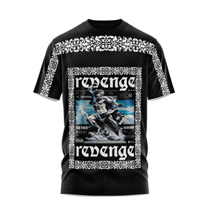 Camiseta Personalizada para Hombre, Tela Ligera y Duradera, Manga Corta, Alta Calidad, Estilo Urbano, Fabricante de Ropa para Pedidos al por Mayor - Product Image 2