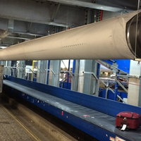 Conduit d'air en tissu ignifuge pour entrepôt industriel et centre logistique