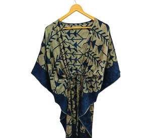 Kimono Largo de Seda para Mujer, Multicolor, Suave, Ropa de Casa, Blusa de Seda Multicolor, Kimono Corto, Talla Única, Ropa de Playa - Product Image 3