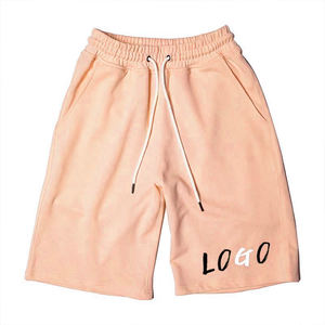 Shorts pour hommes à quantité minimale de commande bas, shorts d'été pour hommes de haute qualité en coton de haute qualité respirant et fermeture à cordon taille moyenne - Product Image 3