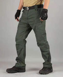 Outdoor Casual 100% Polyester Jogger Pants Men's Work Pants Cargo Rip Stop Quick Dry Hiking Pants - Product Image 4