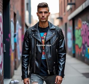 Fabricante experto de chaquetas de cuero personalizadas para marcas Chaqueta de cuero de moda de alta calidad Fábrica personalizada - Product Image 3