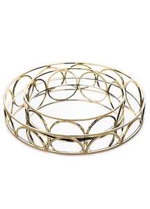 Modern Metal And <b>Mirror</b> <b>Tray</b> Ideal For Contemporary Home Decor Table Centerpiece And Elegant Serving Presentation - Product Image 5