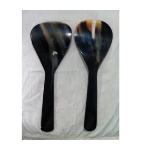 New Horn Salad Serving <b>Spoons</b> with Buffalo Horn Latest Design Banquet Party <b>Table</b> Decoration Flatware Sets Cooking - Product Image 6