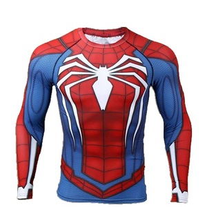 Unisex manga larga compresión Rashguard para MMA BJJ surf y natación OEM hombres Slim Fit sublimación Gi Spandex Material - Product Image 4
