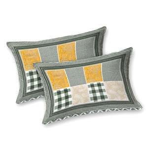 BLOCKS INDIA Sanganeri estampado algodón viscosa economía King Size sábana 225X270 CM PAISLEY_GREEN funda de almohada juegos de fundas nórdicas - Product Image 2