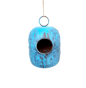 กรงนกโลหะแข็งสไตล์วินเทจกันสนิมสำหรับแขวนตกแต่งสวนต้นไม้ - Product Image 5