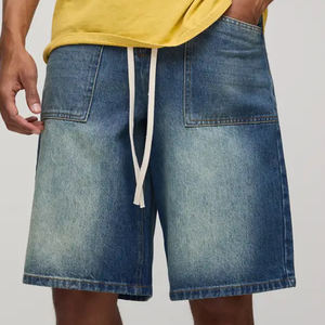 Shorts Vaqueros Modernos para Hombre, Transpirables y Cómodos, 100% Algodón, Ropa Casual, Cierre de Botones, Precio al por Mayor, Servicio OEM, Diseño para Hombre - Product Image 6