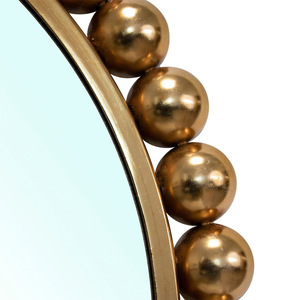 Fabricante de confianza que vende espejo de pared de la mejor calidad con bolas de metal laterales y color y tamaño personalizados - Product Image 5