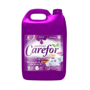 Carefor Paars Vloeibaar Wasmiddel 5000Ml Orchidee Bloem Geur Automatische Wasmachine Wasmiddel