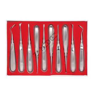 เครื่องมือสำหรับจัดฟันลิฟต์รากฟัน10ชิ้นชุดดึงรากฟันด้วย Zonedge - Product Image 4