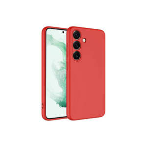 Coque de protection en silicone premium JoieCreatif Série Mara pour Samsung Galaxy S24 Plus Rouge avec étui de téléphone de style Ins - Product Image 1