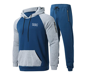 Trajes de pista de jogging de moda para hombres último diseño de panel de color de diseño con servicio de impresión personalizado a precios de fábrica baratos - Product Image 1