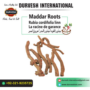 Raíces de Madder Secas Durvesh AD de Calidad de Exportación 100% (Rubia Cordifolia/Manjista) Materia Prima Herbal Natural 25kg Pakistán - Product Image 3