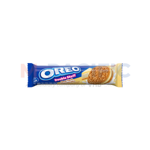 OREO DOUBLE STUFF NEW YORK CHEESECAKE BISCUITS ORIGEN MALASIA 131G Para Galletas DOUBLE STUFF CREMA DE CHOCOLATE TEXTURA DURA BOLSA - Product Image 1