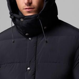 Chaqueta Acolchada de Alta Calidad, Color Sólido, Ecológica, Resistente al Viento, Transpirable, de Talla Grande para Hombre, Ropa Casual de Invierno, Estilo Moderno - Product Image 2