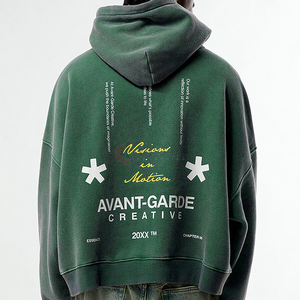 Sweats à capuche à fermeture éclair personnalisés à la mode avec motifs de points brodés et design perlé automne mode ODM approvisionnement - Product Image 2