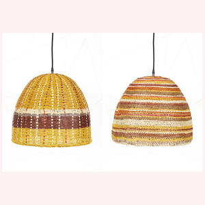 Pendentif moderne Earthlight Un mélange luxueux de jute, de rotin et de jonc de mer pour des intérieurs raffinés d'inspiration naturelle - Product Image 5