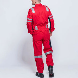 Overol de Trabajo de Algodón Transpirable de Alta Visibilidad Unisex Hecho a Medida 2026, Uniforme de Seguridad - Product Image 3
