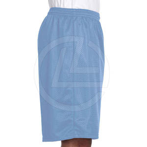 Short de course en maille pour hommes avec taille élastique et ourlet fendu sur le côté Short en maille classique pour hommes avec un design simple - Product Image 2