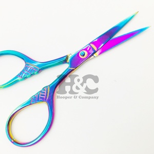 Ciseaux à ongles personnalisés de style Bagla en acier inoxydable courbés pour la manucure produits de beauté populaires droits pochette en PVC personnalisable - Product Image 5