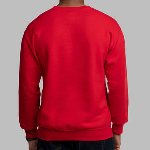 Hombre Fleece Red Sudadera Cuello Redondo Algodón Nuevo Casual Manga Larga Cálido Jersey Sudaderas - Product Image 4