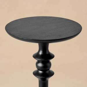 Mesa de Cóctel Moderna de Madera de Mango Pulida de Creaciones Antiguas - Product Image 5