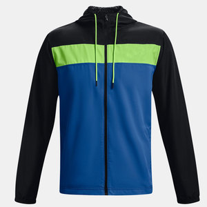 Bloc de couleur hommes hiver sweats à capuche logo personnalisé sweat 2022 veste tempête Sport style coupe-vent - Product Image 4