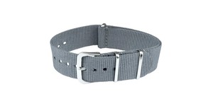 Unisex N294 Light Gray 14-22mm Nylon Sports Smartwatch Band Stainless Steel Adjustable Breathable Elastic Soft Lightweight - Product Image 5