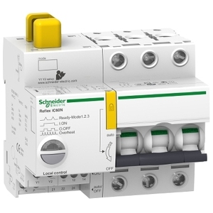 Interruttori Automatici SCHNEIDER ELECTRIC A9C63310 Controllo Integrato MCB Reflex IC60N Ti24 10A 3P Curva D - Product Image 1
