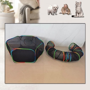 Factory Wholesale Portable Foldable Pet Kennel Set Enclosed <strong>Outdoor</strong> <strong>Cat</strong> <strong>Enclosures</strong> - Product Image 5