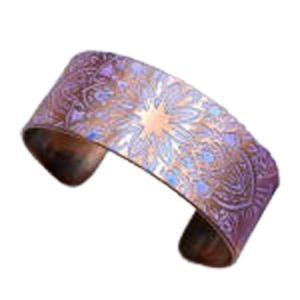 January Hawaii Dark Purple Glass <b>Bracelet</b> <b>copper</b> jewelry tribal 2025 American Rectangle Cuff Christmas Men's Brass Jewelry - Product Image 4