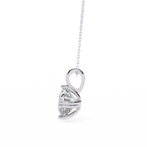 Pendentif en or 18 carats avec diamant de laboratoire pour femme, élégant et éblouissant - Product Image 5