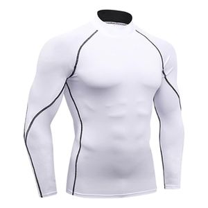 Nouveau 2025 pas cher prix exigeant hommes Rash Guard Spandex MMA Rash Guard à manches longues Compression BJJ Rash Guard - Product Image 3