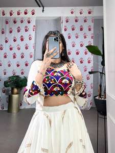 Pure Rayon Navratri Collection diseñador al por mayor lehenga mercado en la India - Product Image 2