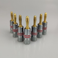 Connecteur plaqué or de type banane, fabriqué en usine OEM