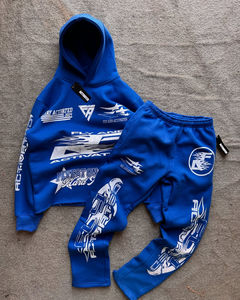 Chándal de gran tamaño 100% algodón tela de alta calidad envío rápido serigrafía servicio OME invierno XL bajo MOQ - Product Image 1